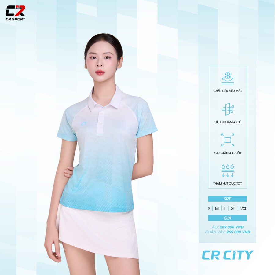 CR CITY POLO - Áo Polo Nữ