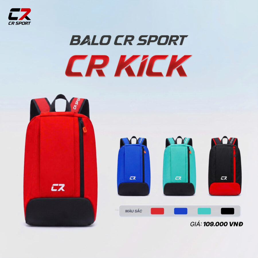 Balo Thể Thao CR KICK – Nhỏ Gọn, Tiện Dụng Cho Đội Bóng