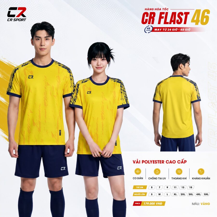 Áo Bóng Đá CR FLAST 46 - Mang Nhịp Chuyển Động, Bứt Phá Mọi Giới Hạn